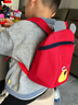 小書(shū)包 幼兒 可愛(ài) 1-3歲防走失背包嬰幼兒園寶寶雙肩小書(shū)包1-3歲2兒童男女小孩可愛(ài)背包潮 紅色 熊 曬單實(shí)拍圖