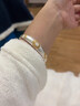 足銀9999向日葵太陽(yáng)花開(kāi)口手鐲新中式國潮純銀鐲子送禮物 向日葵銀手鐲約55克 曬單實(shí)拍圖