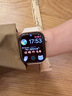 Apple/蘋(píng)果 Watch S11 智能手表GPS款46毫米玫瑰金色鋁金屬表殼淡桃粉色運動(dòng)型表帶S/M MEVT4CH/B 曬單實(shí)拍圖