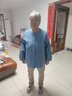 桓黎媽媽春秋純棉女中老年人衣服長(cháng)袖套裝圓領(lǐng)襯衫奶奶繡花開(kāi)衫兩件套 雅蘭 【套裝】 2XL 建議105-120斤 曬單實(shí)拍圖