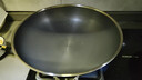 美的（Midea）炒鍋不粘鍋炒菜鍋電磁爐鍋304不銹鋼平底鍋燃氣陶瓷0氟雪花不花芯 曬單實(shí)拍圖