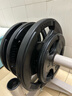 康斯特（KANGSITE）杠鈴套裝組合100公斤硬拉舉重健身房奧桿包膠大孔片家用健身器材 原膠手抓包鐵杠鈴 80KG 純鐵包膠片+1.8米奧桿 曬單實(shí)拍圖