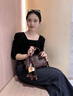 CinvaiKrose【趙昭儀同款】包包女包2025新款手提保齡球包單肩斜挎包生日禮物 咖啡色【送女友老婆女生禮物走心】 曬單實(shí)拍圖