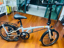 大行（DAHON）折疊自行車(chē)20英寸超輕6速通勤折疊單車(chē)HAT061 白色 曬單實(shí)拍圖
