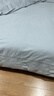水星系列秋冬a類(lèi)100支高精密全棉磨毛四件套輕奢加厚保暖純棉被套床上用品 【A類(lèi)母嬰級重工刺繡】?jì)A慕-夜灰 1.8床笠款四件套-被套200x230 曬單實(shí)拍圖