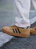 adidas「小鋸齒」D-PAD CLASSIC休閑美高風(fēng)復古籃球板鞋阿迪達斯   棕色   42 曬單實(shí)拍圖