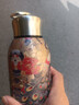 國潮復古小胖丁 便捷女士提環(huán)保溫杯 創(chuàng  )意時(shí)尚禮品杯 金孔雀300ml 曬單實(shí)拍圖