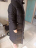 京功冬天過(guò)膝長(cháng)款棉襖女冬季羽絨棉服女長(cháng)款過(guò)膝寬松加長(cháng)到腳踝棉襖 黑色 L 130-145斤 曬單實(shí)拍圖