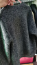 優(yōu)衣庫女裝男裝仿羊羔絨搖粒絨休閑開(kāi)衫長(cháng)袖寬松外套冬新款479616 08 深灰色 L /160/88A 曬單實(shí)拍圖