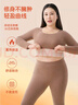 貓人大碼保暖內衣女加肥加大薄款秋衣秋褲套裝胖mm200斤德絨 曬單實(shí)拍圖