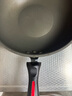 炊大皇 炒鍋不粘鍋 少油煙平底鍋多用煎炒鍋 電磁爐通用健康CKN4634BF 曬單實(shí)拍圖