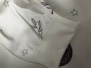 婧麒（JOYNCLEON）嬰兒衣服春秋裝連體衣小月齡純棉寶寶爬服內(nèi)衣新生兒哈衣長袖 小樹奶白 66cm 【3-6個(gè)月，體重6.8-8.9kg】 曬單實(shí)拍圖
