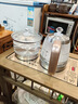 開品 全自動底部上水感應(yīng)續(xù)水燒水壺 家用辦公電茶爐燒水消毒電熱水壺 嵌入式玻璃燒水壺茶桌一體套裝 1L 香檳金 20X37CM 燒水煮杯 桶水款 曬單實(shí)拍圖