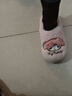 Hello Kitty兒童棉拖鞋冬季加絨保暖女孩室內防滑居家鞋親子25037粉色30-31 曬單實(shí)拍圖