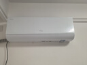 海爾（Haier）空調 小紅花綻放版 凈省電Plus 1.5匹超一級能效變頻冷暖壁掛式掛機 大風(fēng)量 防直吹自清潔以舊換新 1.5匹 一級能效 AI省電 真香款 35E1-1 曬單實(shí)拍圖