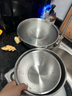 蘇德樂(lè )316食品級不銹鋼和面盆洗菜打蛋盆家用廚房涼拌沙拉料理盆直邊盆 17-19-23cm【三件套】 曬單實(shí)拍圖