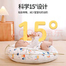 莫爾兔斜坡枕嬰幼兒防吐奶斜坡墊新生寶寶哺乳枕0-1-3歲趴趴枕喂奶神器 【森林王國】 二合一尊享款 15°防吐奶枕  可拆洗 曬單實(shí)拍圖