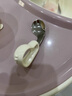 如山寶寶自主進(jìn)食輔食勺子一歲嬰兒學(xué)吃飯訓練兒童不銹鋼短柄叉勺 曬單實(shí)拍圖