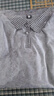 東方鴨100%純棉長(cháng)袖T恤女2024春秋新款大尺碼媽媽裝POLO翻領(lǐng)外穿上衣 純棉接拼-灰色 4XL 建議150-165斤 曬單實(shí)拍圖