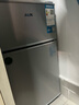 奧克斯小冰箱家用小型迷你冷藏冷凍兩用出租房宿舍用節能省電寢室辦公室電冰箱 【熱賣(mài)款 升級凈化去味】22A126DW銀 曬單實(shí)拍圖