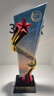 欄芭 彩色水晶獎杯定制創(chuàng  )意炫彩大拇指五角星定做優(yōu)秀員工頒獎禮品企業(yè)授權團隊獎牌紀念章退伍紀念品 迷你獎杯 曬單實(shí)拍圖