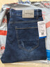 真維斯（JEANSWEST）牛仔褲男2025秋季輕商直筒修身牛仔長(cháng)褲男藍色常規34 曬單實(shí)拍圖
