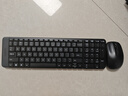 羅技（Logitech）MK220 鍵鼠套裝 無(wú)線(xiàn)鍵鼠套裝 辦公鍵鼠套裝  多媒體鍵鼠套裝 帶無(wú)線(xiàn)2.4G接收器 黑色 曬單實(shí)拍圖