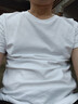 羅蒙100%棉【2件裝】純棉短袖t恤男士夏季圓領(lǐng)休閑純色打底衫體恤男裝 曬單實(shí)拍圖
