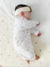 德國嬰兒純棉連身衣寶寶全棉蝴蝶衣新生保暖棉衣爬服夾棉外出衣服 熊出沒(méi) 純棉a類(lèi) 73cm 曬單實(shí)拍圖