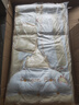 ANGI BABY嬰兒床實(shí)木無(wú)漆寶寶床拼接大床多功能新生兒bb搖搖床可移動(dòng)兒童床 床+棕墊+皇冠五件套米色招財 曬單實(shí)拍圖
