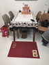 冬陽(yáng)新年喜慶入戶(hù)門(mén)地墊紅色新中式耐臟防滑腳墊進(jìn)門(mén)玄關(guān)門(mén)口除塵地毯 福運旺-踏福 60*90cm 曬單實(shí)拍圖