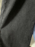 森馬（Semir）森柔牛仔|牛仔褲女抓毛闊腿褲街頭個性冬季寬松長褲103724124001B 曬單實拍圖