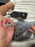 織圍巾的毛線(xiàn)和棒針女朋友圍巾手工編織diy加男朋友自織粗線(xiàn)情深 中灰4團+禮盒禮袋+熊貼+棒針+皮 曬單實(shí)拍圖