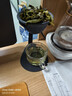 礦石無孔茶漏一體公道杯咖啡過濾器漏斗茶具配件陶瓷茶濾泡茶專用 鐵架+無孔茶漏套裝 曬單實拍圖