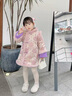 G.DUCKKIDS小黃鴨童裝漢服女童旗袍裙冬季新款兒童裙子新中式女小童過(guò)年衣服 紫色織金旗袍【加絨加厚】 100 尺碼2~3歲【 90-100cm】 曬單實(shí)拍圖