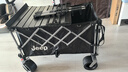 JEEP吉普露營(yíng)車(chē)戶(hù)外可折疊手推野餐營(yíng)地超大拖車(chē)拉桿擺攤小推車(chē) 黑色 500L 有剎車(chē) 帶桌板 曬單實(shí)拍圖