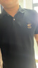 比華利保羅Beverly Hills Polo2025夏季新款男士休閑短袖polo衫 黑色 L 曬單實(shí)拍圖