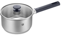 雙立人（ZWILLING）奶鍋不銹鋼抗黃無(wú)涂層嬰兒輔食鍋SILVER 銀光系列熱奶煮面鍋 18cm 曬單實(shí)拍圖