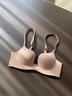 UOSO高端女士?jì)纫屡⌒鼐蹟n薄款透氣收副乳防下垂半杯性感文胸套裝 奶茶咖-套裝 立顯深V圓圓胸 70B 32 （提拉聚攏） 曬單實(shí)拍圖