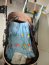 ANGI BABY嬰兒推車(chē)可坐可躺嬰兒車(chē)輕便折疊新生兒減震高景觀(guān)雙向兒童手推車(chē) 輕奢香檳金【一鍵收車(chē)+四輪EVA】 曬單實(shí)拍圖