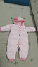 巴拉巴拉童裝嬰兒羽絨服連體衣2025寶寶冬裝加厚哈衣爬服萌趣208425120214 曬單實(shí)拍圖