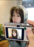HKMW佳能機(CANNO)同款顧茜茜同款一億像素雙攝復古學(xué)生自拍ccd數碼相機高清CCD校園便攜 H6白色(高清雙攝+閃光燈)禮盒 128G高速內存卡+導照片禮包 曬單實(shí)拍圖