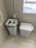 雅高 按壓+腳踩翻蓋20*28*35垃圾桶衛(wèi)生間廚房防臭客廳臥室?guī)w 曬單實拍圖
