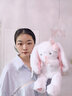 MOONCHILD晚安小熊玩偶睡覺(jué)娃娃抱枕女孩兒童公仔可送閨蜜送給女生生日禮物 兔子 全長(cháng)60厘米 曬單實(shí)拍圖