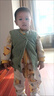 迪士尼寶寶【加絨加厚】冬季新款嬰幼兒坎肩馬甲中小童保暖背心男女兒童外套 米白色 【3層布料加絨加厚】 90 (身高80~90厘米) 曬單實(shí)拍圖
