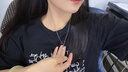 AIF雪花純銀項鏈女生秋冬衛衣鏈掛鏈長(cháng)頸鏈毛衣鏈吊墜生日禮物送女友 雪花毛衣鏈 曬單實(shí)拍圖