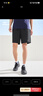 鴻星爾克運動(dòng)短褲男夏季男褲五分褲吸濕排汗梭織男褲綜訓跑步休閑褲子男 曬單實(shí)拍圖