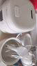 美的（Midea）電飯煲電飯鍋迷你小型1-2-3人家用電飯鍋智能保溫預約多功能煲湯煮粥1.8L精致容量 迷你奶油煲  1.8L 曬單實(shí)拍圖