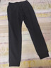 特步（XTEP）運動(dòng)褲女褲加絨長(cháng)褲冬季款加厚針織褲保暖休閑衛褲高腰小腳褲子女 黑色【加厚款】 M /165 曬單實(shí)拍圖