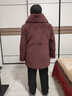 愛(ài)麥依中老年人冬裝加絨加厚大衣奶奶仿保暖棉襖媽媽洋氣太太衣服 玫紅色(上衣) 3XL (建議115-130斤) 曬單實(shí)拍圖